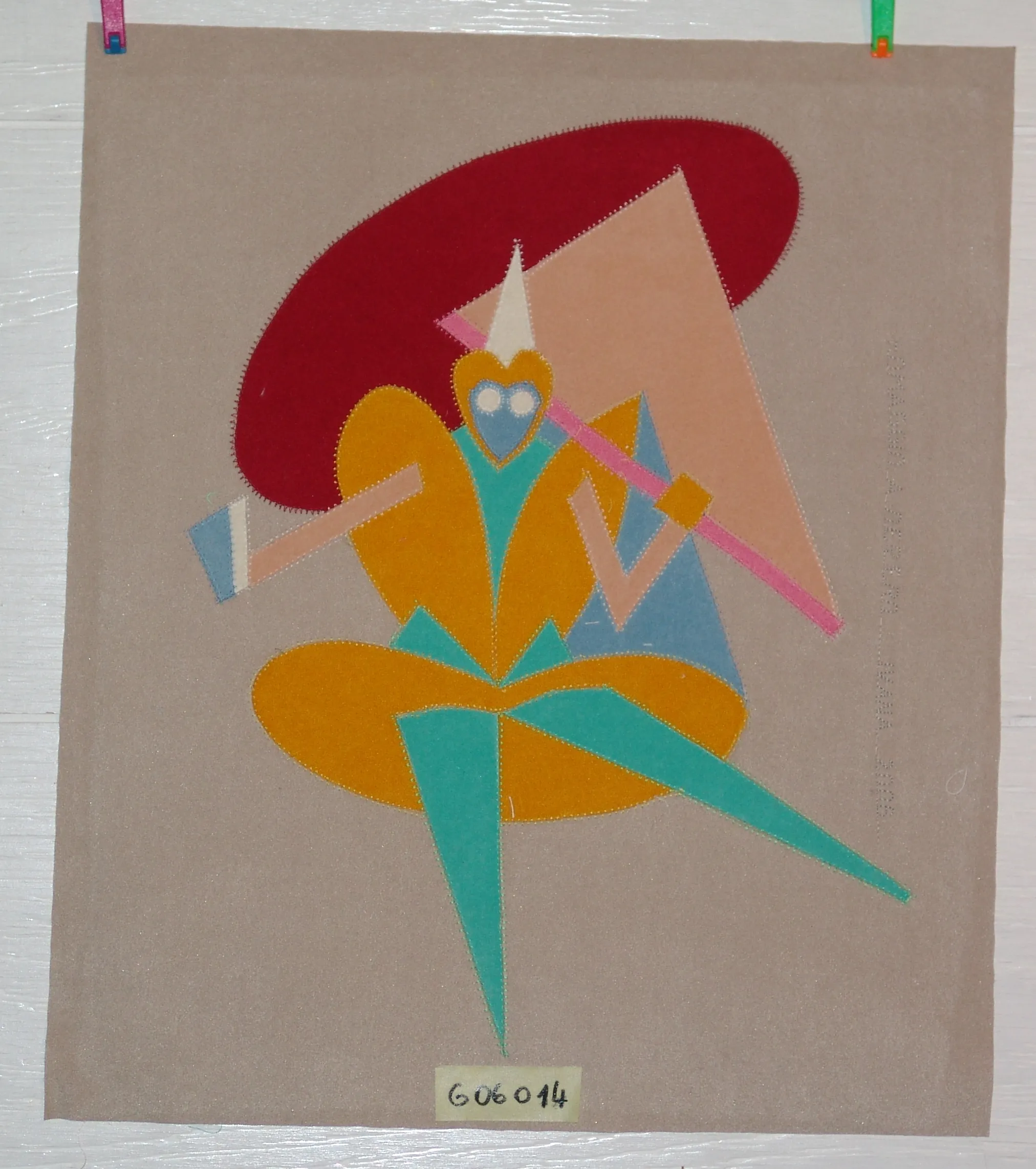 Cuscino - Ballerina con ombrello