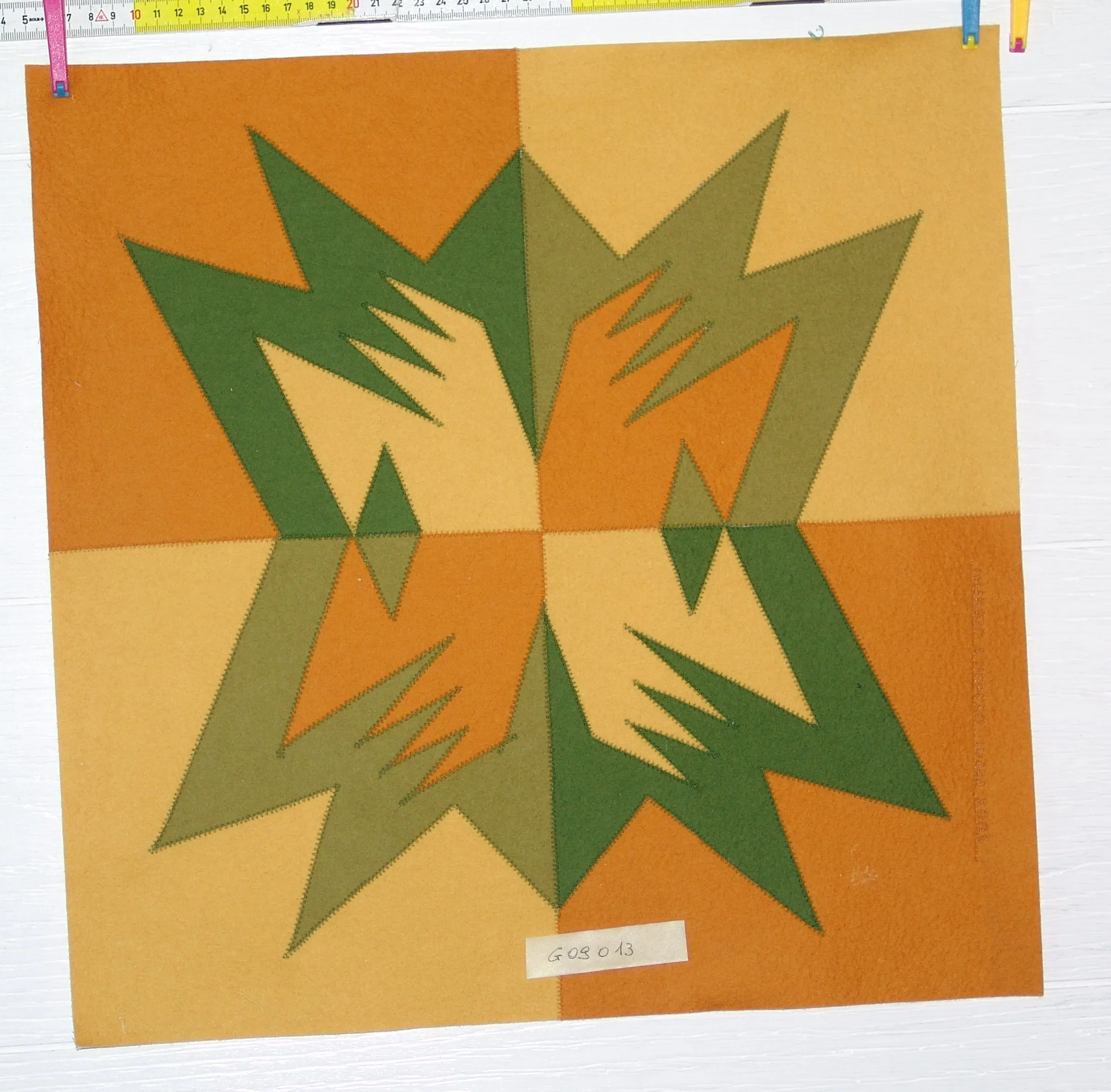 Arabesco zig-zag