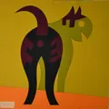 Gatto di schiena