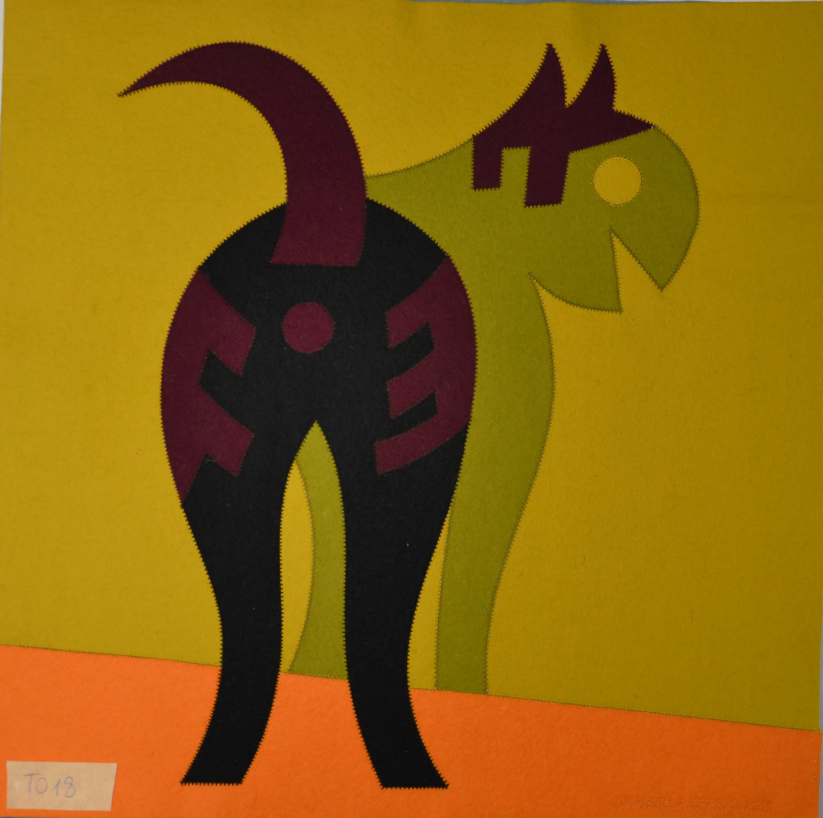 Gatto di schiena