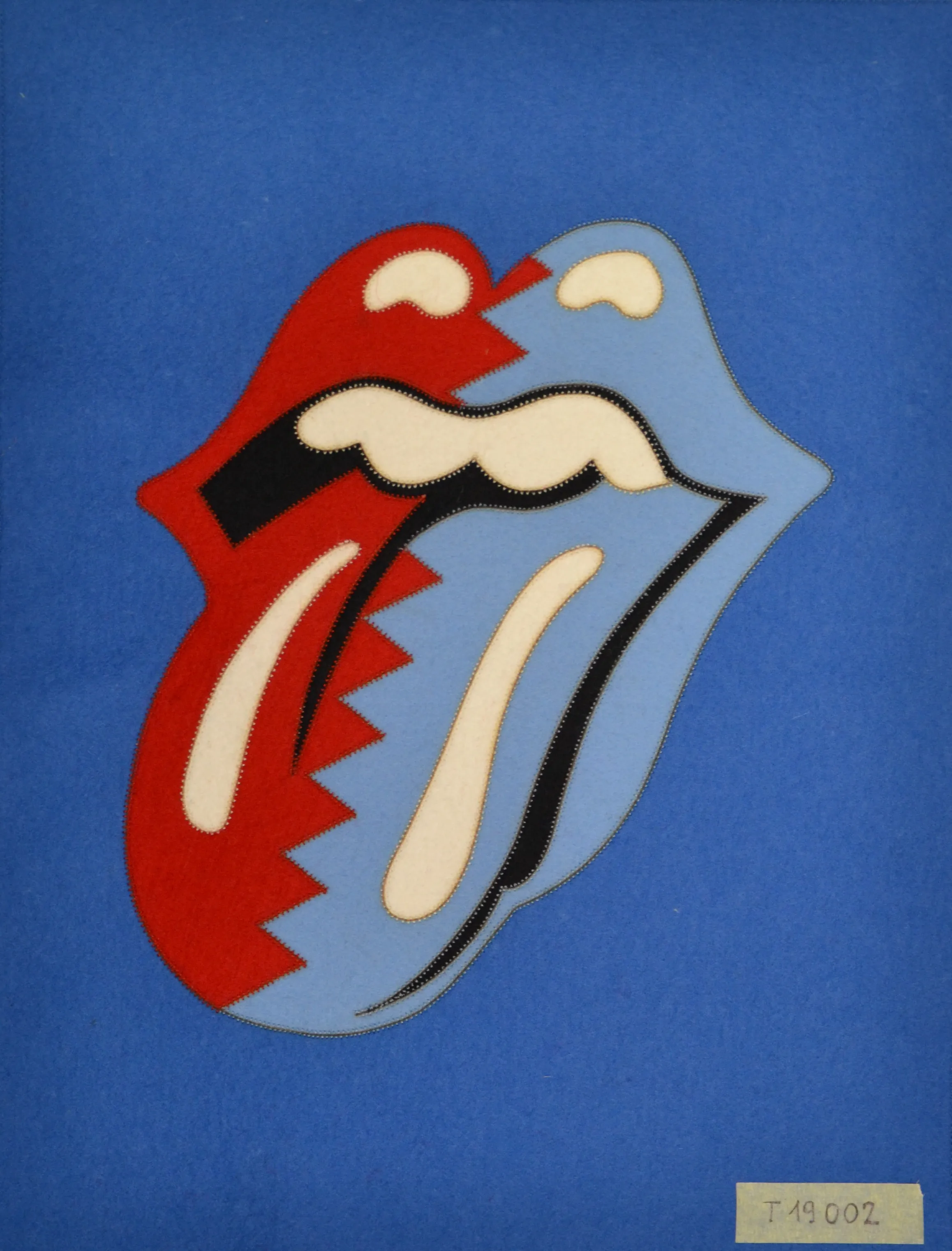 Rolling Stones tongue zigzag