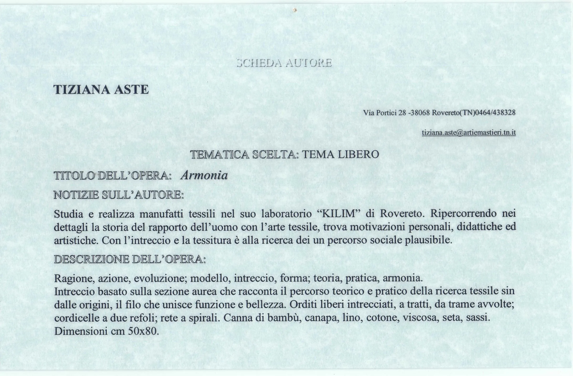 Arazzo Armonia