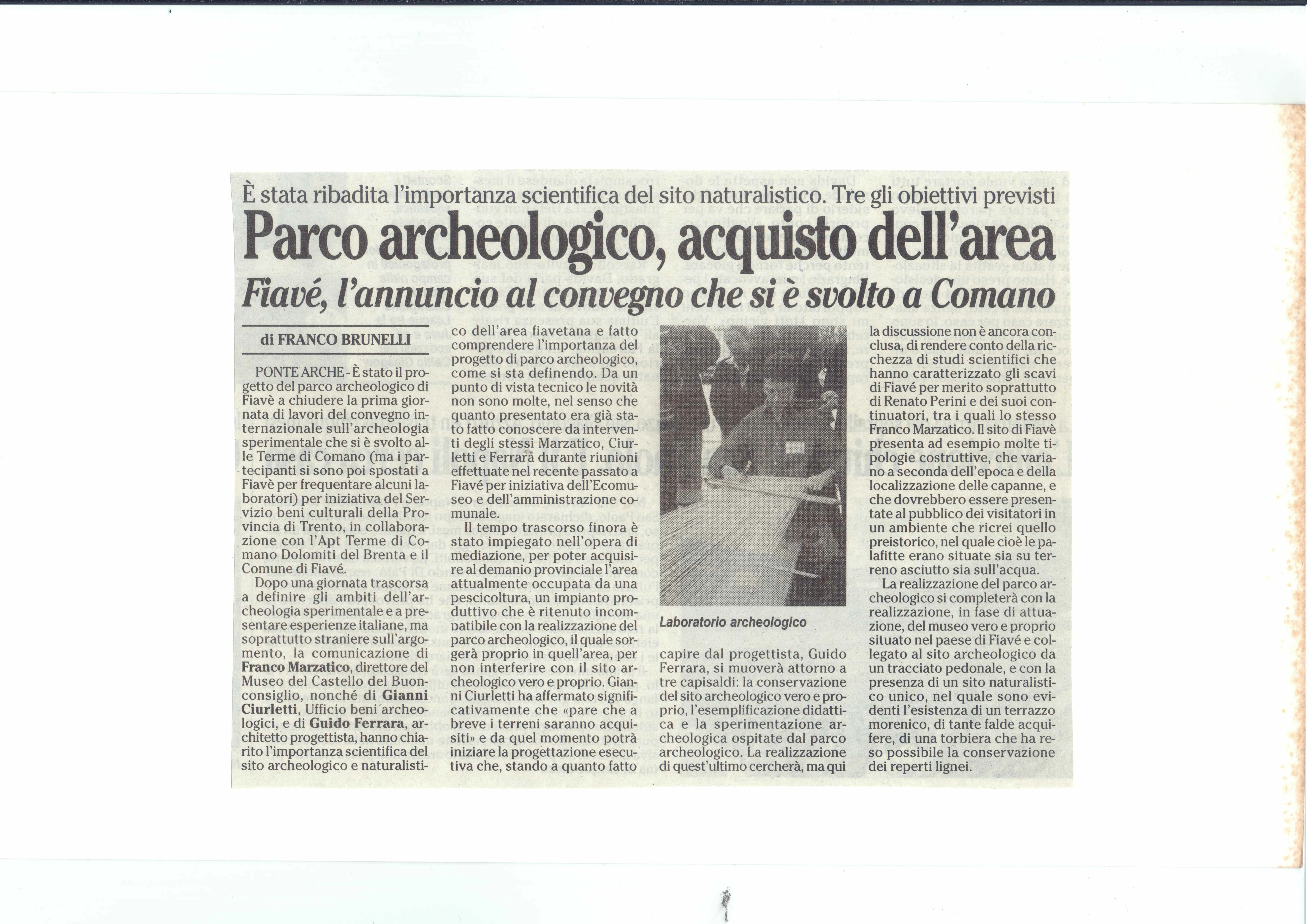 Parco Archeo Natura — Comano 2001 — immagine 13