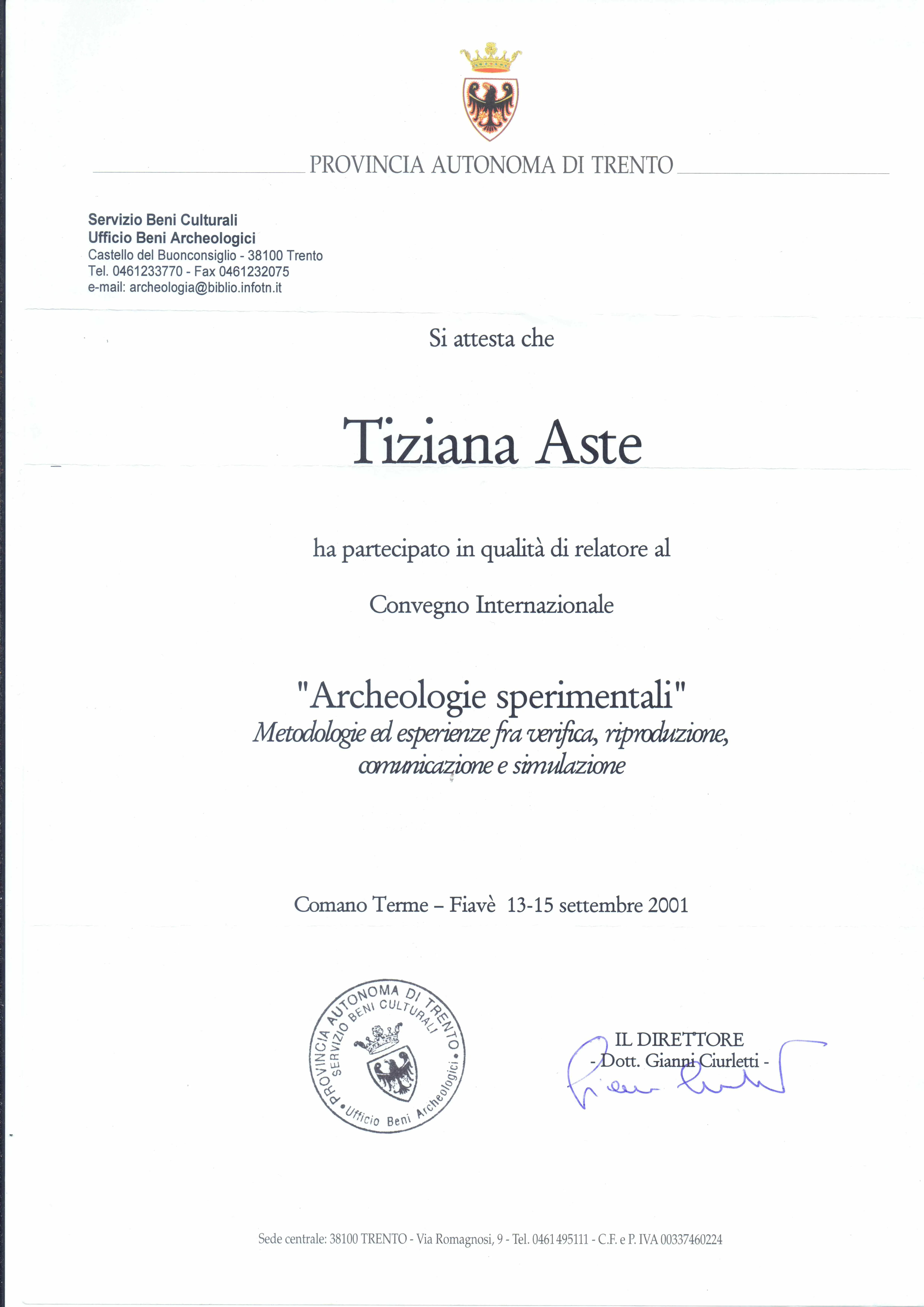 Parco Archeo Natura — Comano 2001 — immagine 14