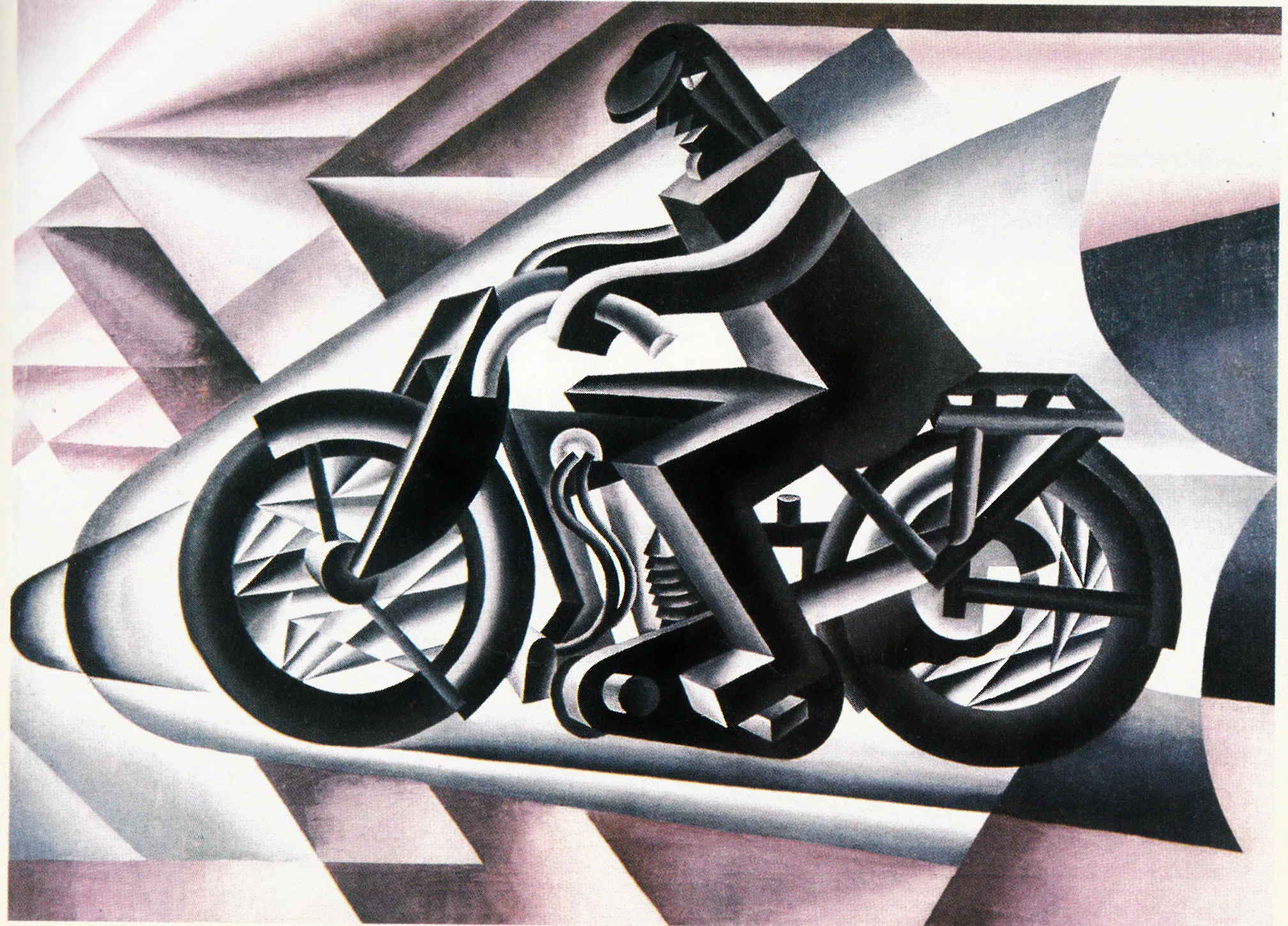 Motociclista – Solido in Velocità di Fortunato Depero