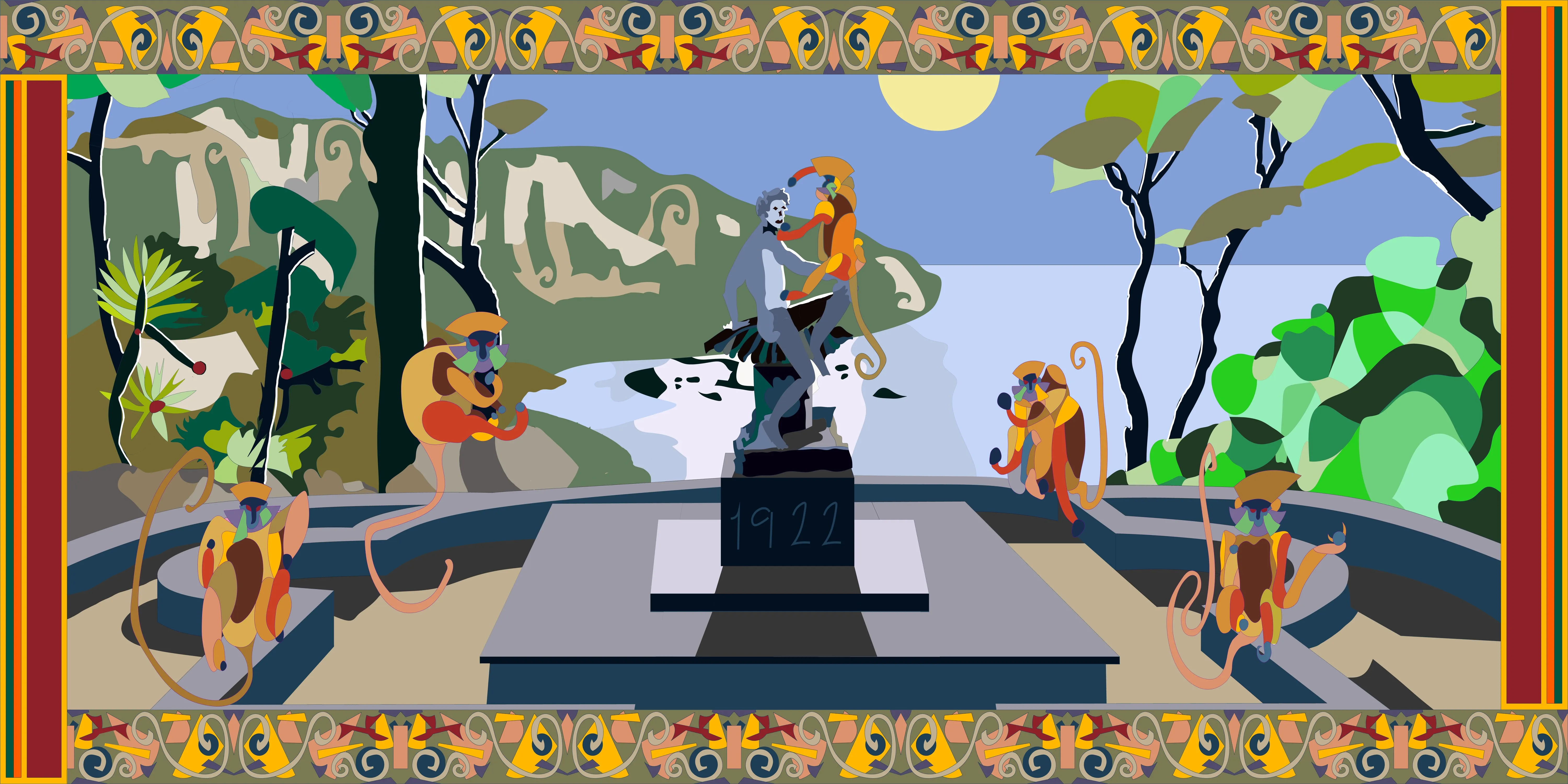 Progetto di Than Hussein Klark per L'Isola dei Baci