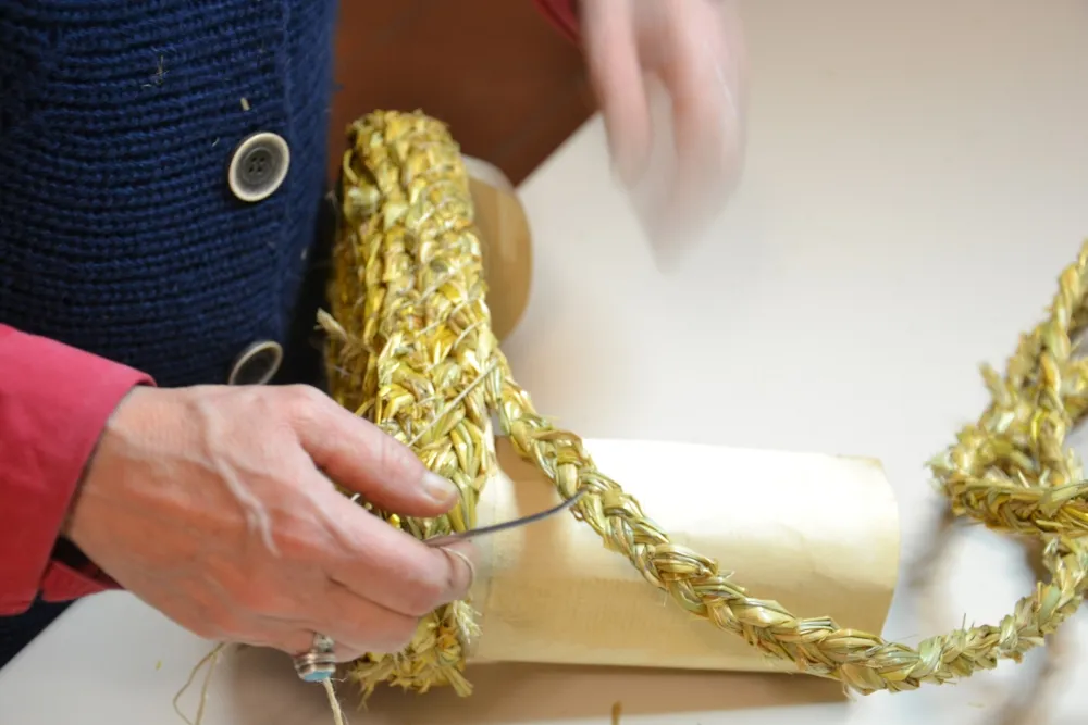 Fase della costruzione della sovrascarpa