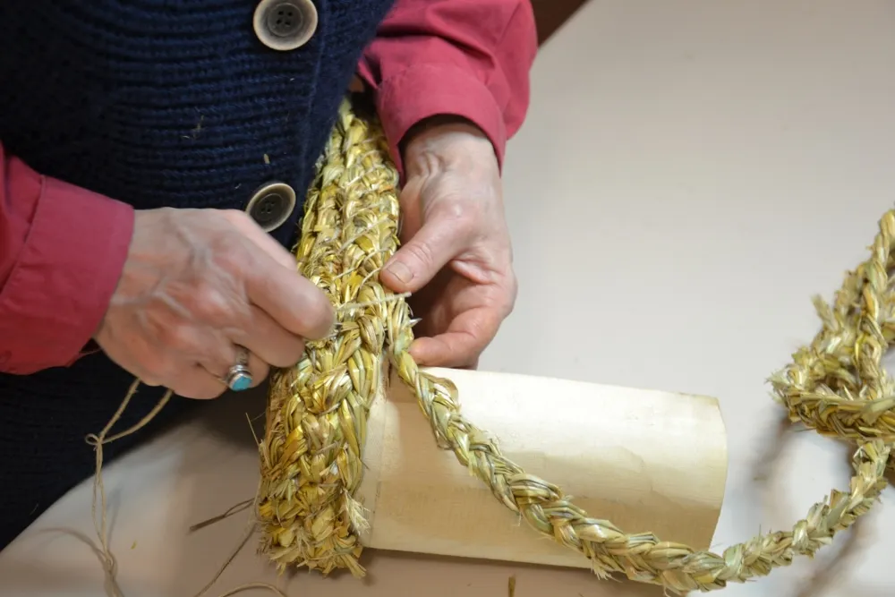 Fase della costruzione della sovrascarpa