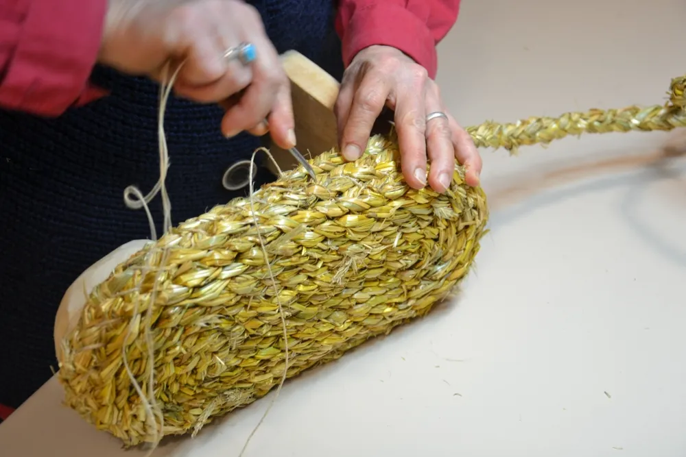 Fase della costruzione della sovrascarpa