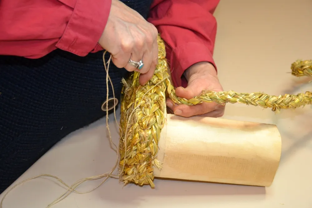 Fase della costruzione della sovrascarpa